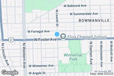 Map image of the property - 5200 N Leavitt St