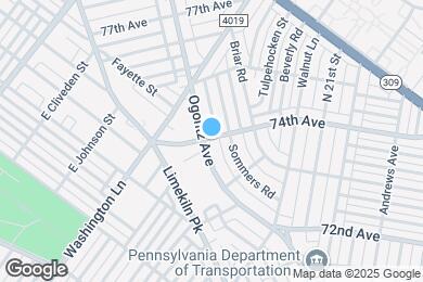 Map image of the property - 7359 Ogontz Ave