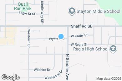 Map image of the property - 1160 Wyatt Ave SE