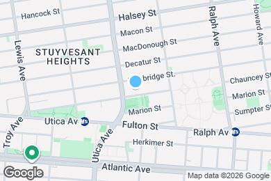 Map image of the property - Super Bright 2 BED in Bed Stuy!