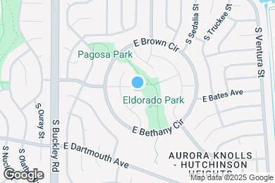 Map image of the property - 17336 E Bates Ave