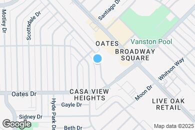 Map image of the property - 4335 San Marcus Dr