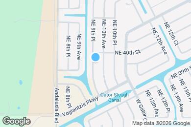 Map image of the property - 3909 NE 9th Pl