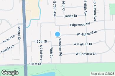 Map image of the property - 12906 S Forestview Rd