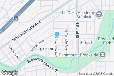 Map image of the property - 1643 N Tacoma Ave