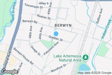 Map image of the property - 8501 Rhode Island Ave