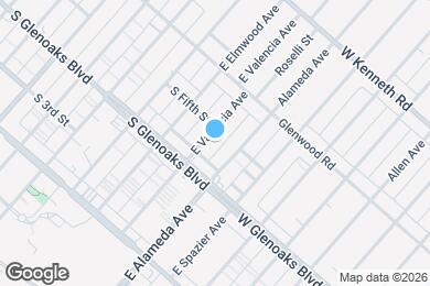 Map image of the property - 426 E. Valencia
