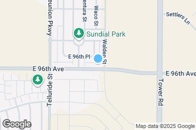 Map image of the property - 18193 E 96th Ave