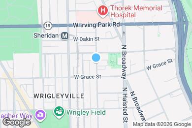Map image of the property - 3836 N Fremont