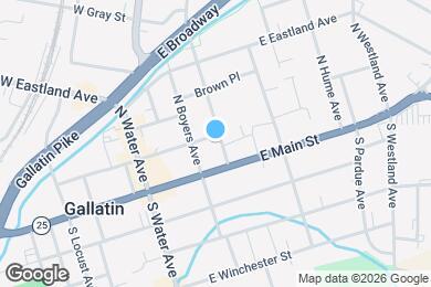 Map image of the property - College Street Apartments
