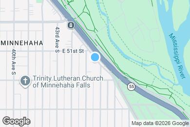 Map image of the property - 5120 Hiawatha Ave