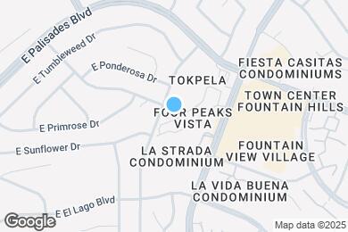 Map image of the property - 13700 N Fountain Hills Blvd