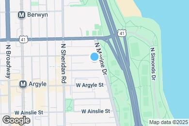 Map image of the property - 5056 N Marine Dr