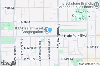Map image of the property - 1128 E Hyde Park Blvd