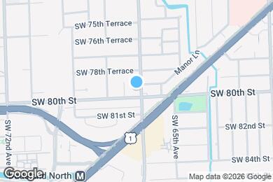 Map image of the property - 7902 SW 67th Ave