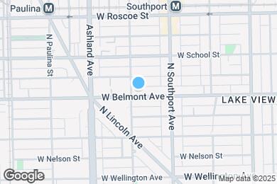 Map image of the property - 1448 W Belmont Ave