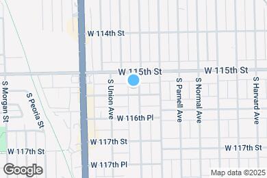 Map image of the property - 11524 S Lowe Ave