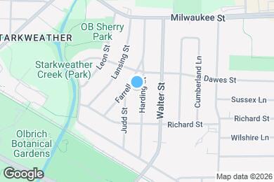 Map image of the property - 122 Harding St