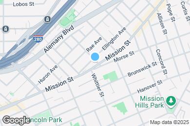 Map image of the property - 5650 Mission St