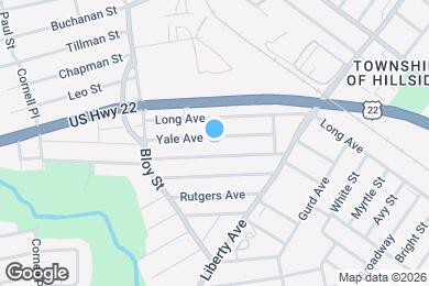 Map image of the property - 380 Yale Ave