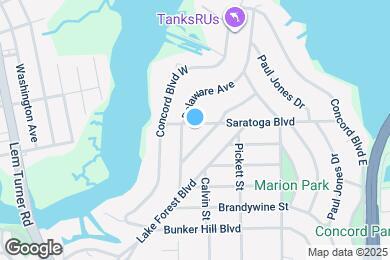 Map image of the property - 1130 Saratoga Blvd