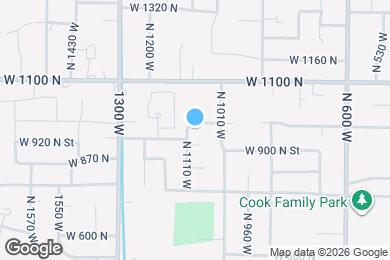 Map image of the property - 1035 W 1000 N St