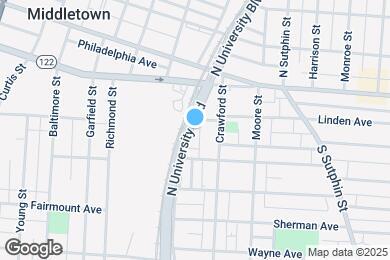 Map image of the property - 109 Manhattan St