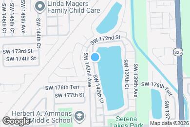 Map image of the property - 17443 SW 140th Ct