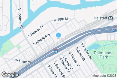 Map image of the property - 2630 S Throop St