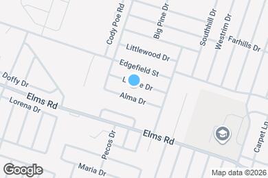 Map image of the property - 2704 Lucille Dr