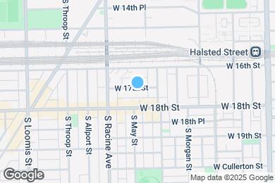 Map image of the property - 1131 W 17th St