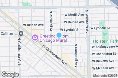 Map image of the property - 2176 N Maplewood Ave