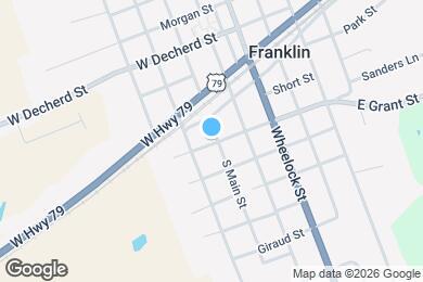 Map image of the property - 207 W Grant St