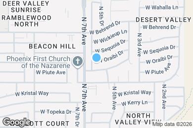 Map image of the property - 601 W Oraibi Dr
