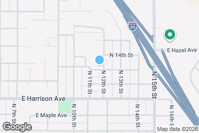 Map image of the property - 1405 N 12th St
