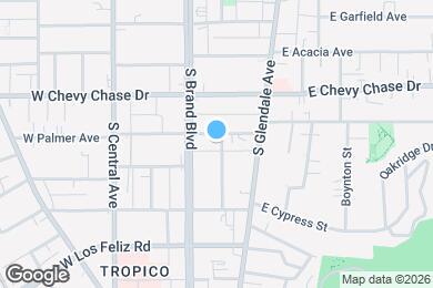 Map image of the property - 118 E Palmer Ave