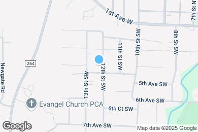 Map image of the property - 340 12th St SW