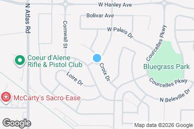Map image of the property - 5957 N Saint Croix Dr