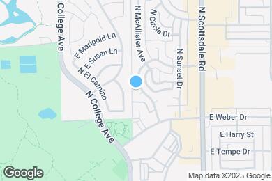 Map image of the property - 1446 N McAllister Ave