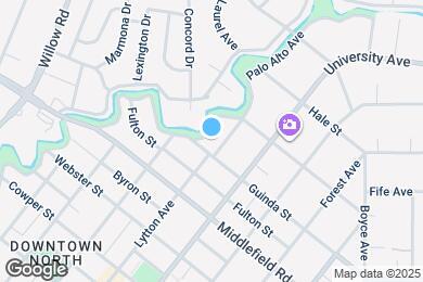 Map image of the property - 820 Palo Alto Ave