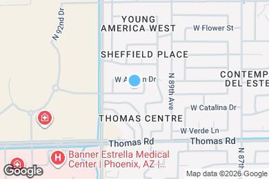 Map image of the property - 9016 W Pinchot Ave