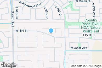 Map image of the property - 9560 W Illini St