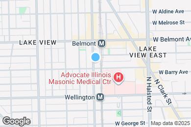 Map image of the property - 3107 N Sheffield Ave