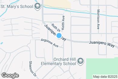 Map image of the property - 2532 Juanipero Way