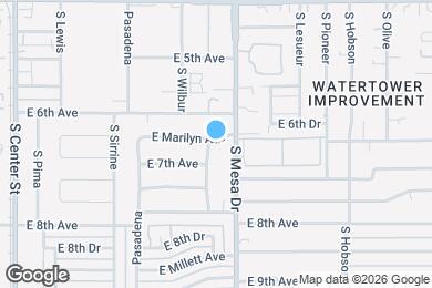 Map image of the property - 337 E Marilyn Ave