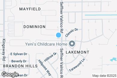 Map image of the property - 603 Lakemont Dr