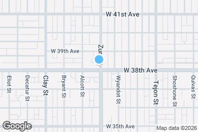 Map image of the property - Beautifully renovated Sunnyside home with large backyard