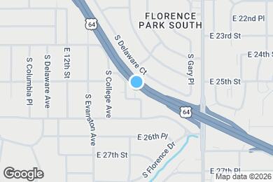 Map image of the property - 2515 S Florence Pl