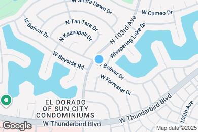 Map image of the property - 10229 W Bolivar Dr