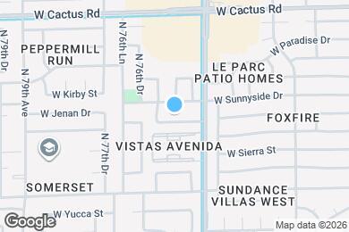 Map image of the property - 7546 W Jenan Dr